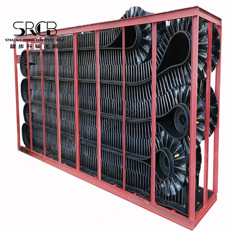 Introduction and images of sidewall conveyor belts