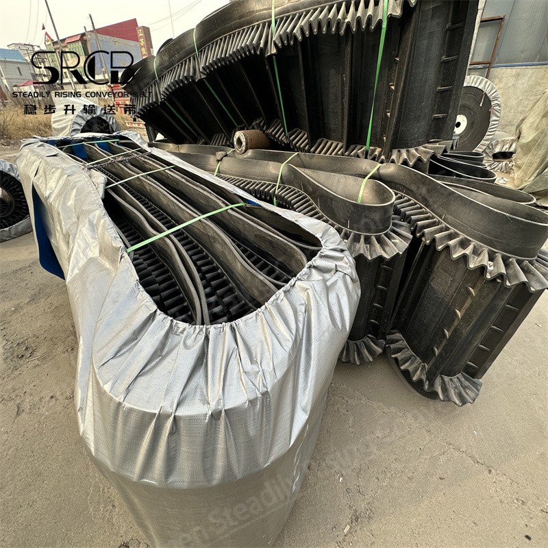 Introduction to steep incline rubber conveyor belt