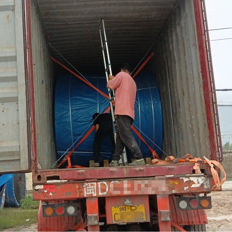 Pattern conveyor belts are ready to leave for Indonesia