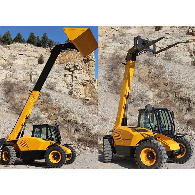 4x4 Wheel Telescopic Boom Loader Compact Loader