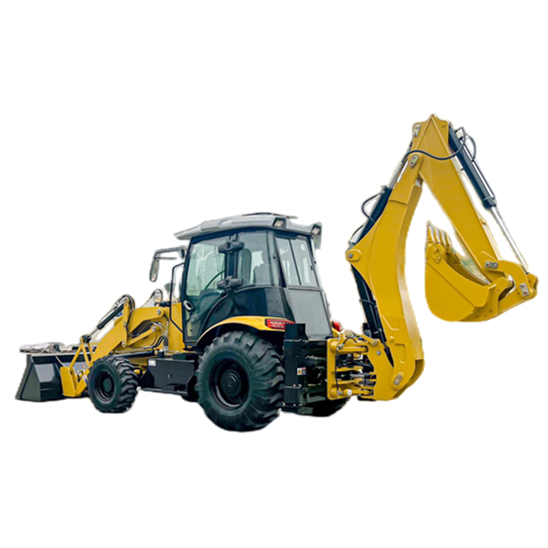 2500kg 4WD Backhoe Loader 388H Na May Telescopic Boom