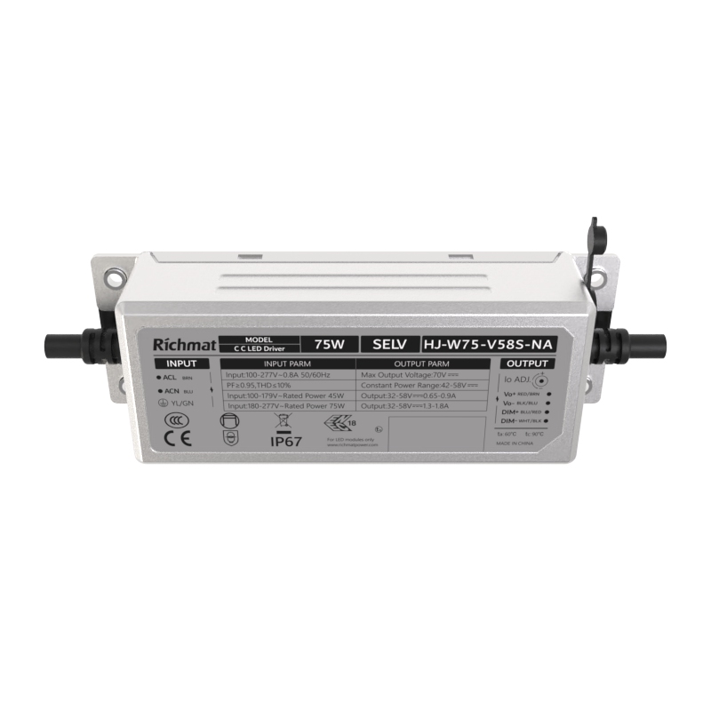 75W NA Dimmable LED Driver IP67 5 Years-Richmat