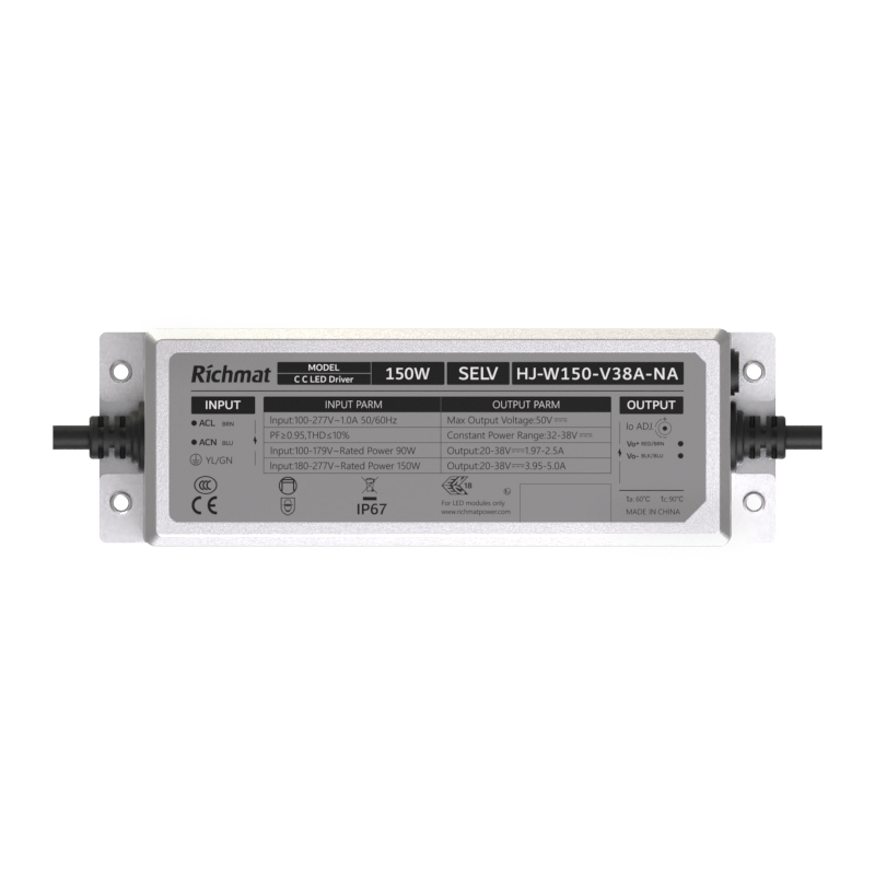 150W NA Dimmable LED Driver IP67 5 Years-Richmat