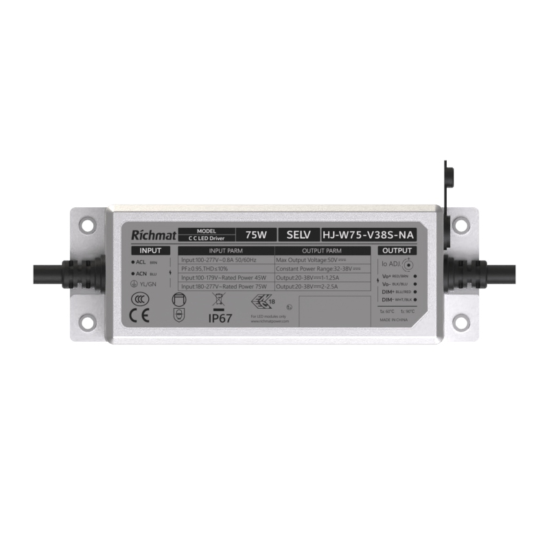 NA 75W Dimmable LED Driver IP67 5 Years-Richmat