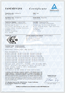 ENEC Certificate