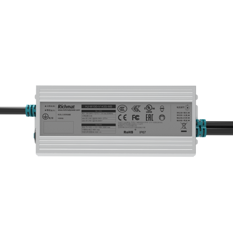 MB 100W Dimmable LED Driver IP67 5 Years-Richmat