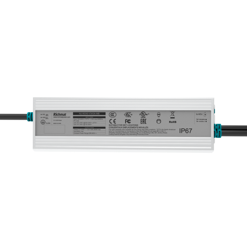 MB 240W Dimmable LED Driver IP67 5 Years-Richmat