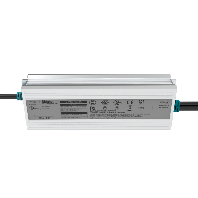 MB 200W Dimmable LED Driver IP67 5 Years-Richmat