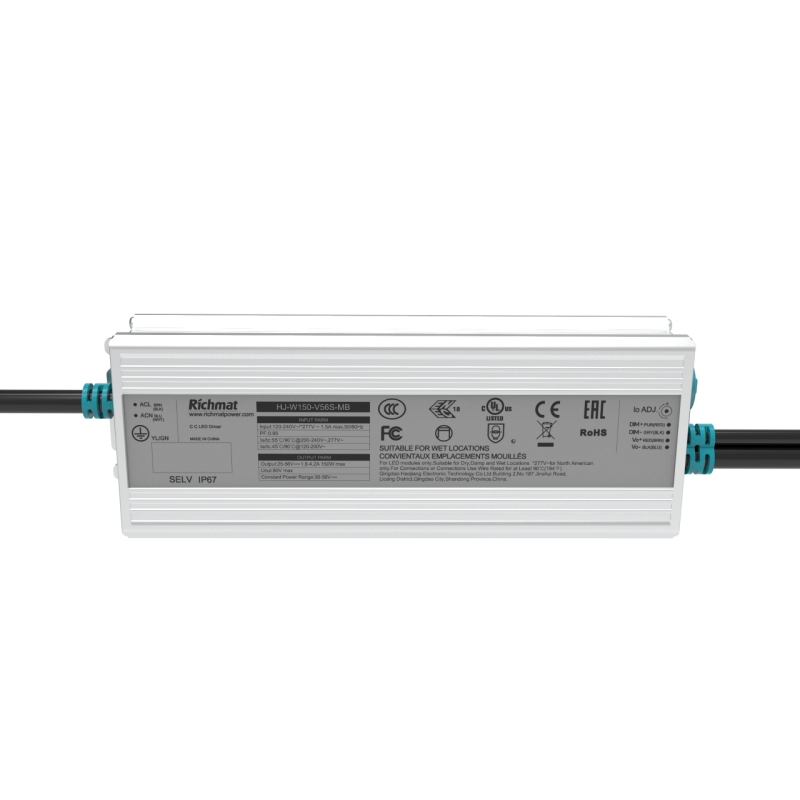 MB 150W Dimmable LED Driver IP67 5 Years-Richmat