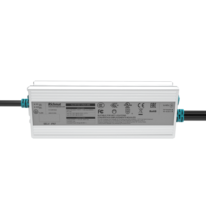 MB 150W Dimmable LED Driver IP67 5 Years-Richmat