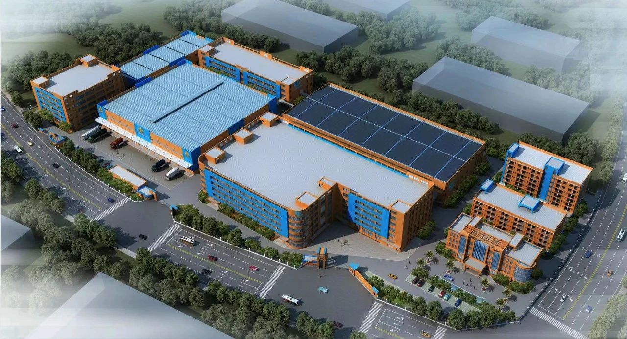 Kangtek Technology (Fujian) Co., LTD factory aerial view renderings