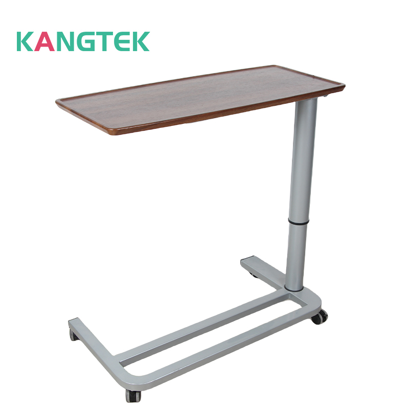 Medical Adjustable Overbed Table For Hospital