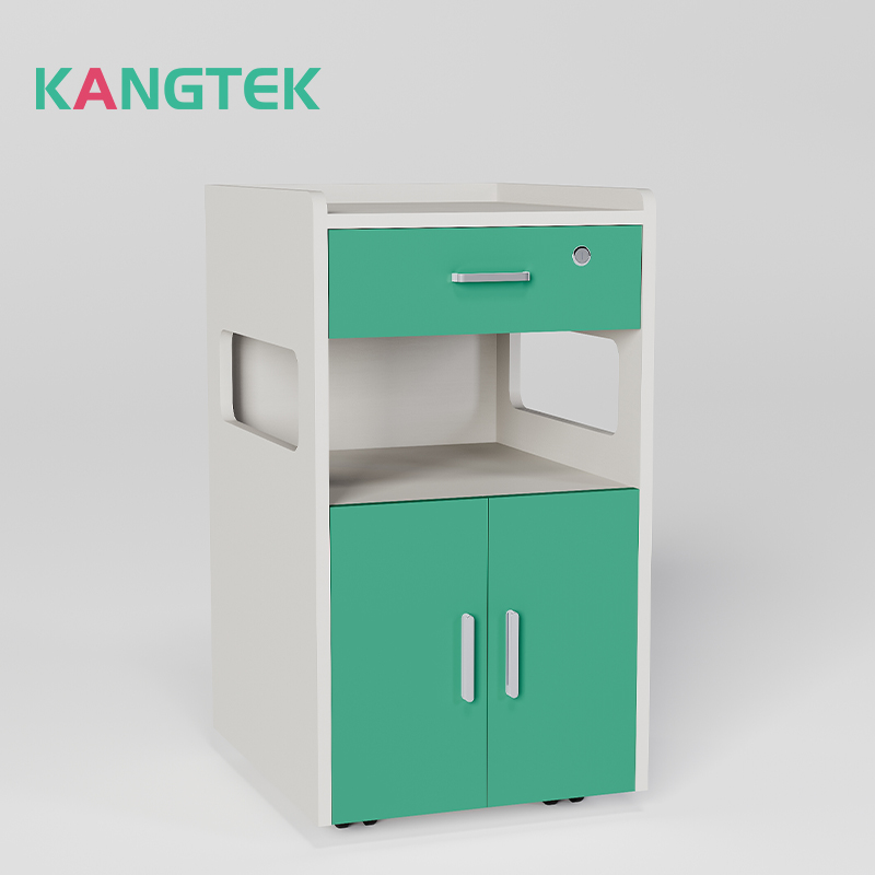 Hospital Patient Bedside Cabinet Table