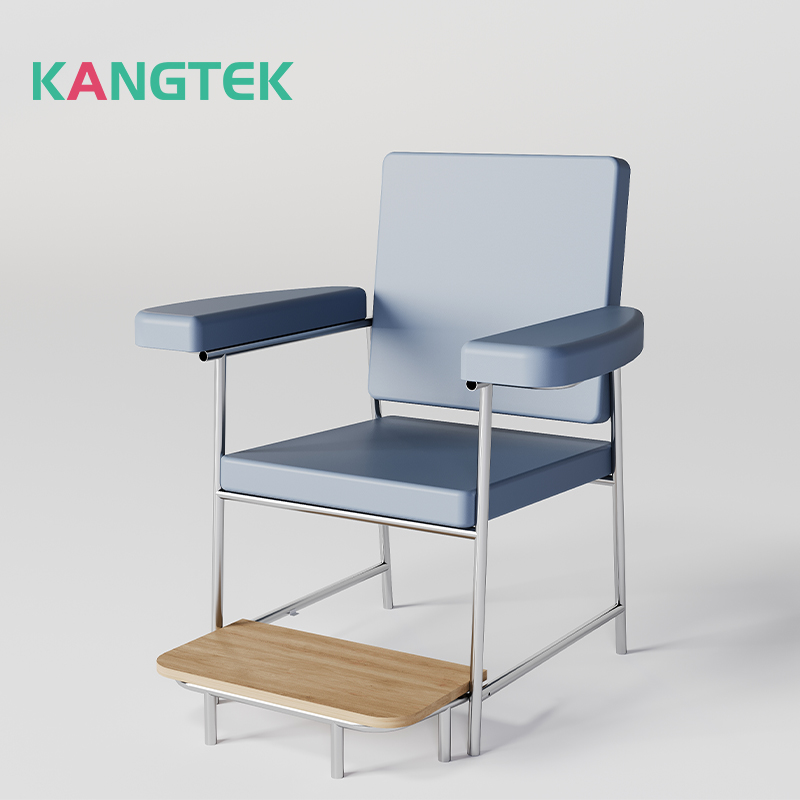 Chaise de prélèvement sanguin d'hôpital pour patient