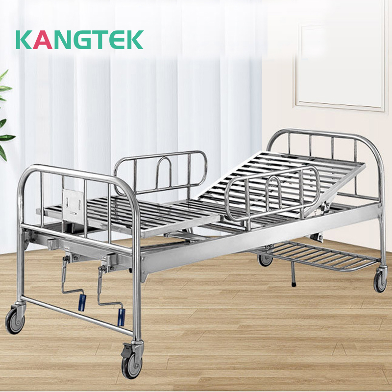 Stainless Steel Hospital Bed Para sa Mga Pasyenteng Nakahiga