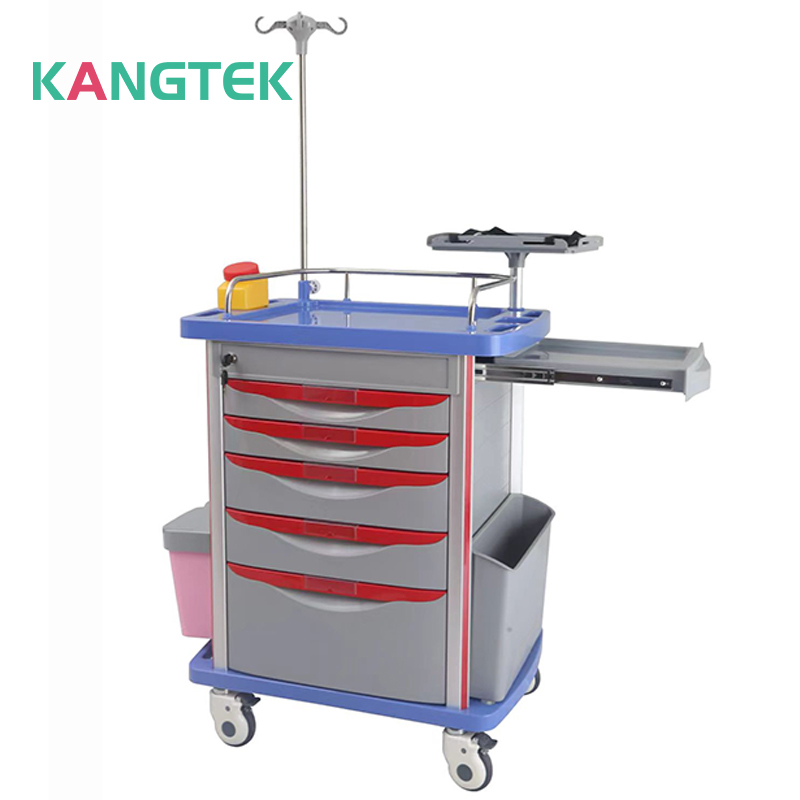 Medical Crash Cart Trolley For Hospital