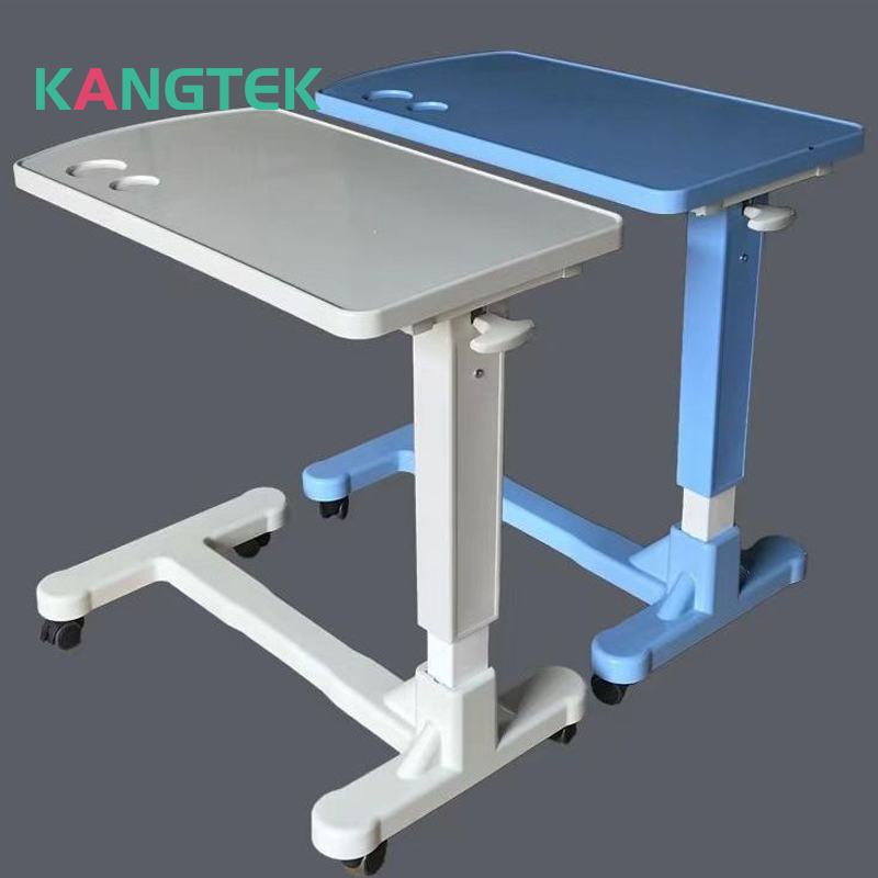 Hospital Patient Bed Table With Wheels