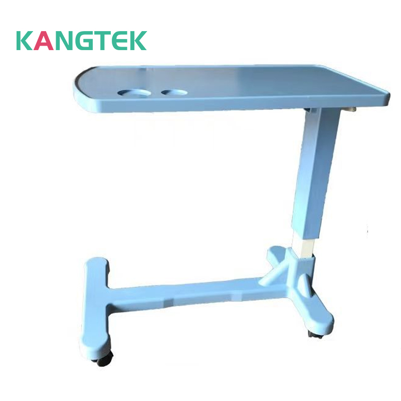 Hospital Patient Bed Table With Wheels