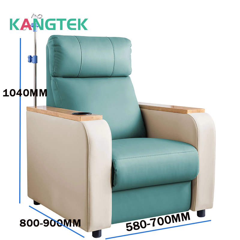 เก้าอี้เลานจ์ Iv Infusion Therapy สำหรับเฟอร์นิเจอร์ในโรงพยาบาล