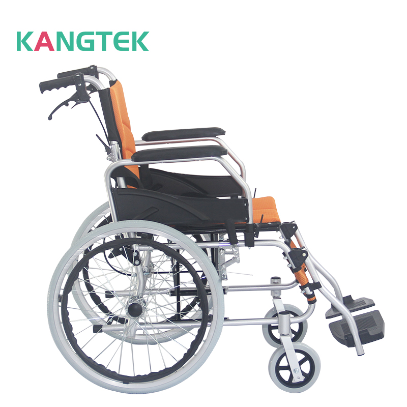 Hot selling wholesale lightweight wheelchair foldable para sa mga hakbang