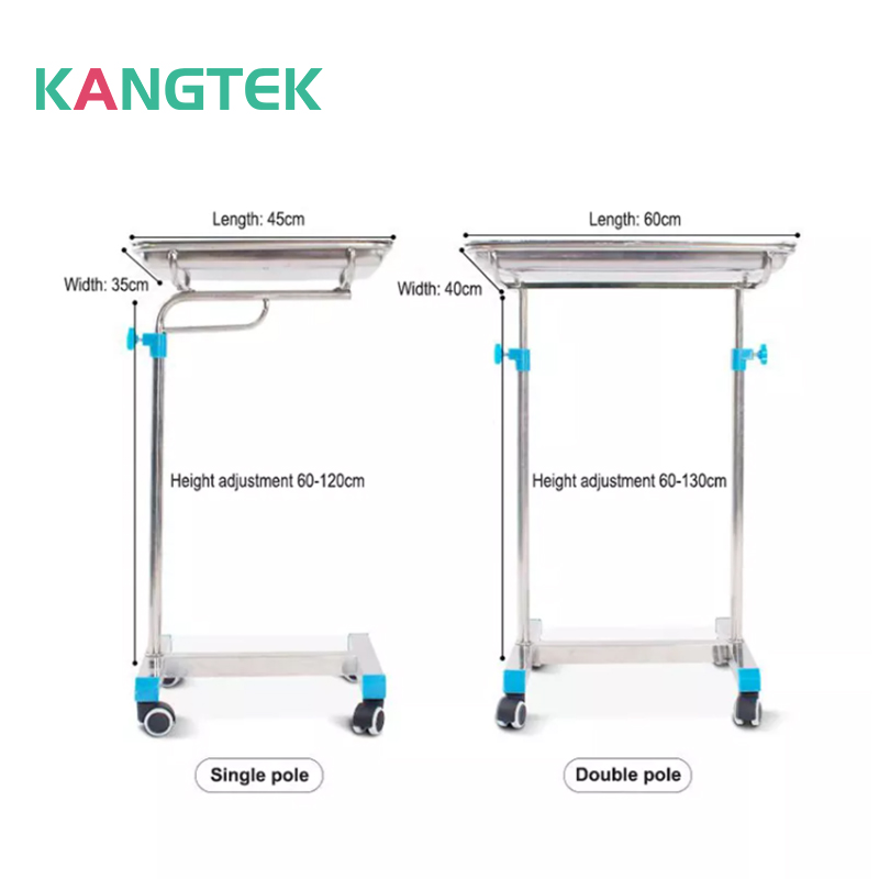 Hospital stainless steel operating table operating room medical equipment trolley sales