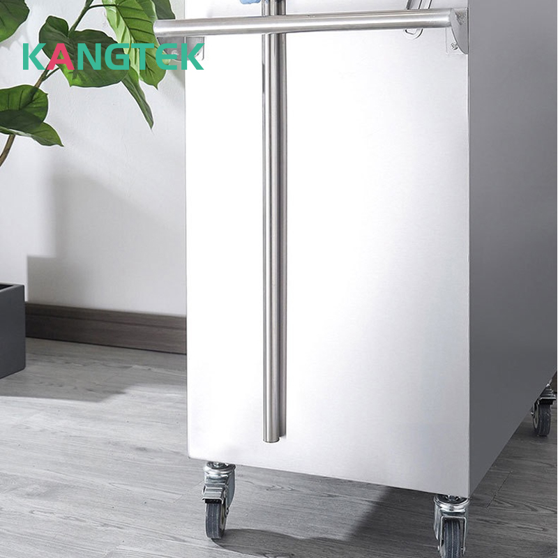 4-wheeled stainless steel medical instrument hospital care trolley