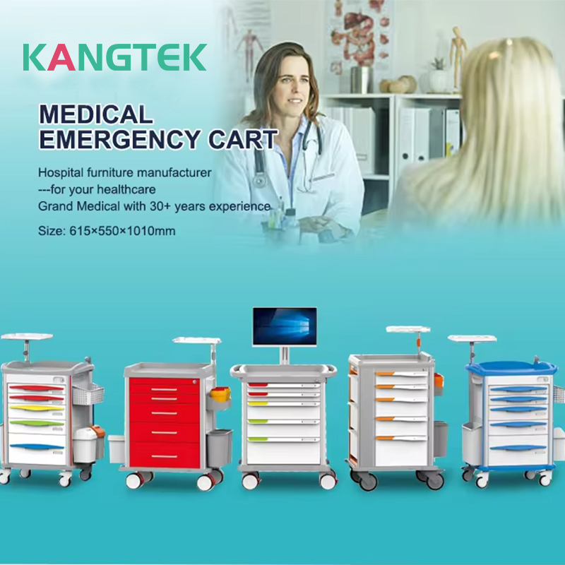 Panlabas na Medical Clinic trolley medicine nursing cart emergency center medical trolley nurse tool