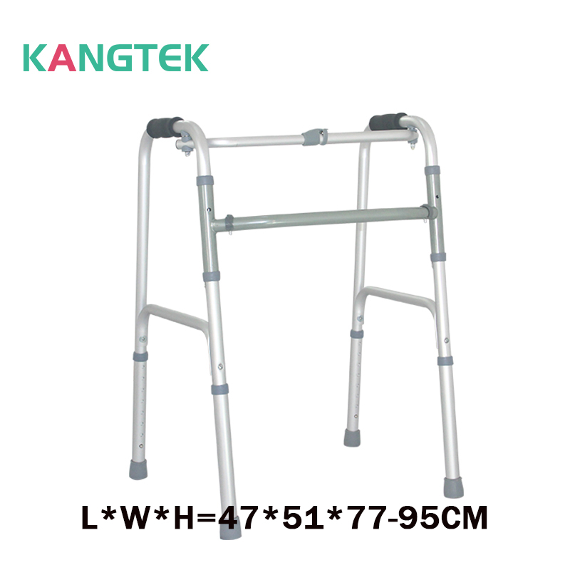 Hot sales folding Medical adjustable rollator walker para sa mga may kapansanan