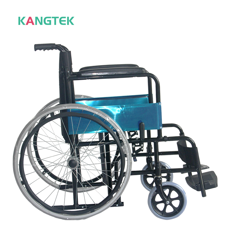 Ang de-kalidad na Mobile fold na mga kasangkapan sa ospital na wheelchair ay ibinibigay para sa mga pasyente