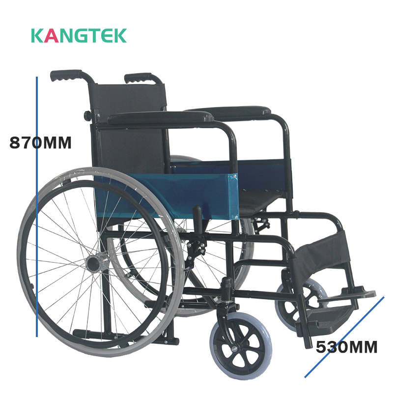 Ang de-kalidad na Mobile fold na mga kasangkapan sa ospital na wheelchair ay ibinibigay para sa mga pasyente