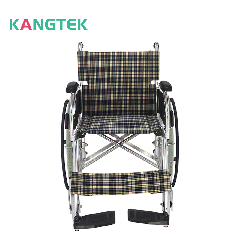 Aluminum Alloy Wheelchair Magaang Wheelchair Para sa Matatanda