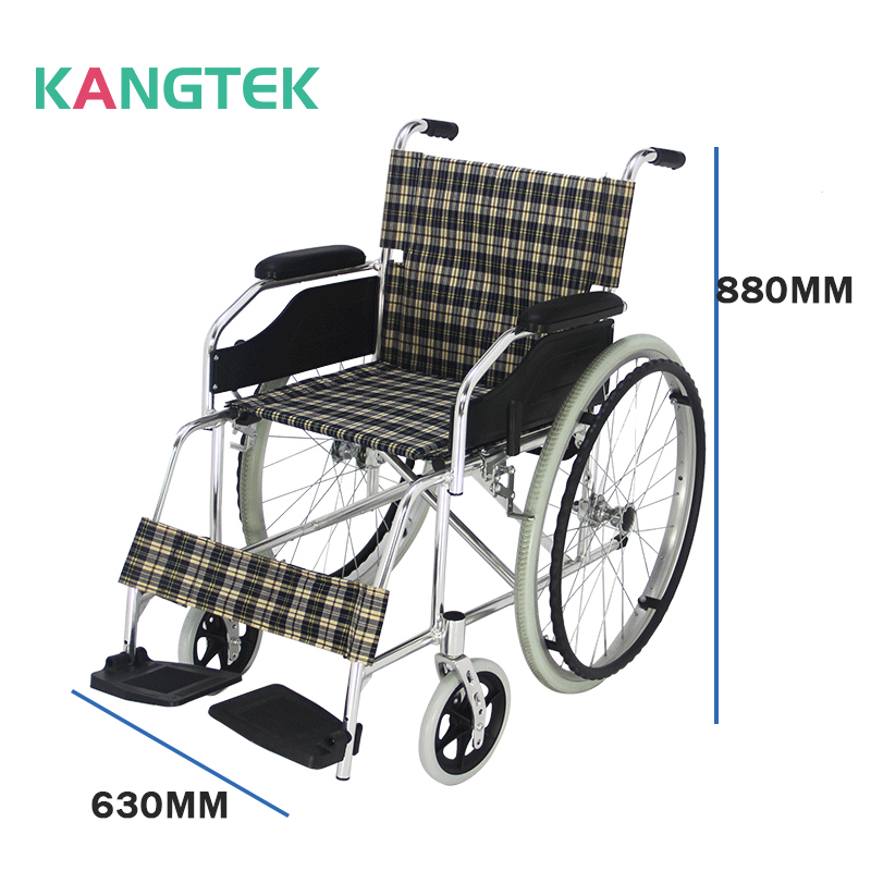 Aluminum Alloy Wheelchair Magaang Wheelchair Para sa Matatanda