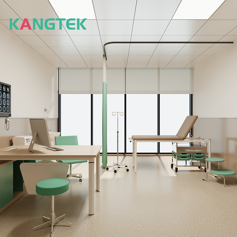 Kangtek Stainless steel medical trolley with plastic box