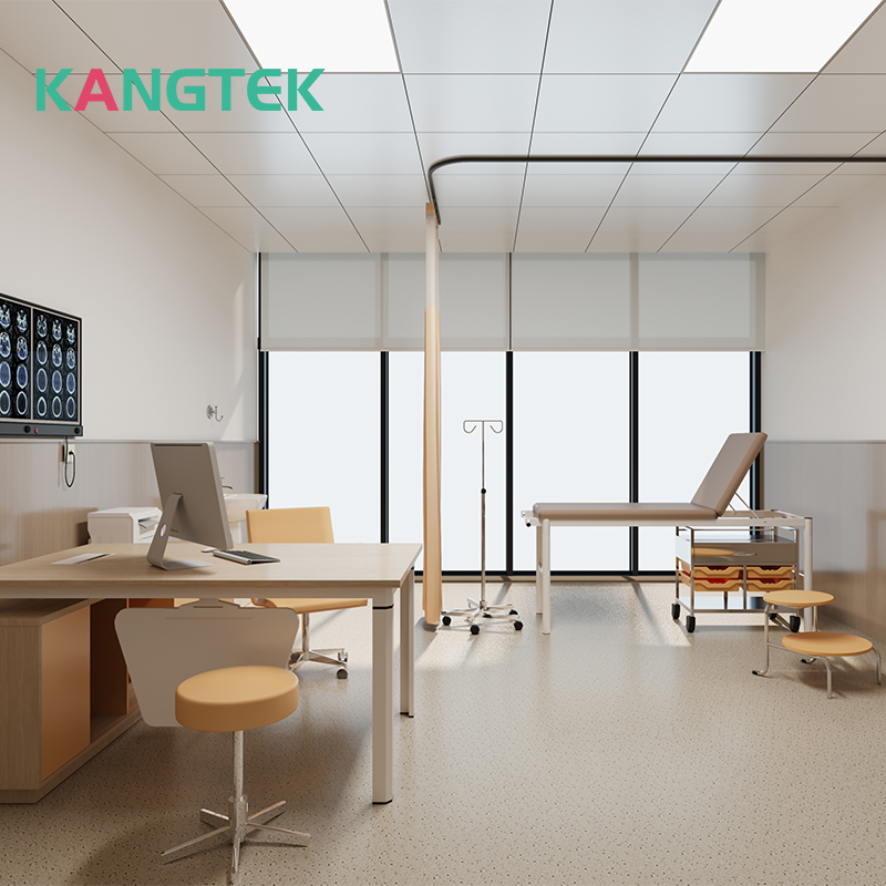 Kangtek Stainless steel medical trolley with plastic box