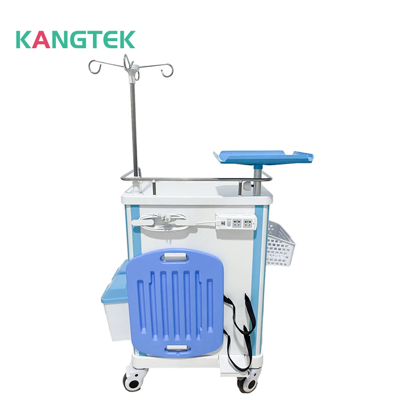 crash cart emergency trolley medical emergency cart ABS anesthesia workstation cart for hospital medical