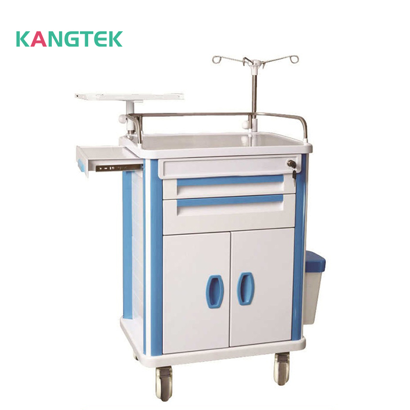 crash cart emergency trolley medical emergency cart ABS anesthesia workstation cart for hospital medical