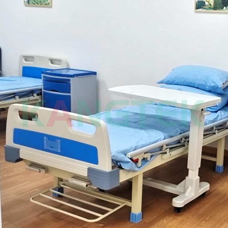 KANGTEK Adjustable Overbed Table With Wheels