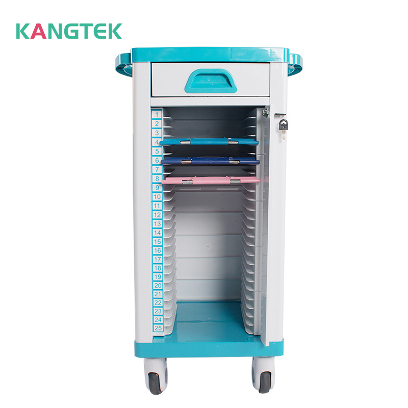 Portable convenient large capacity medical emergency cart