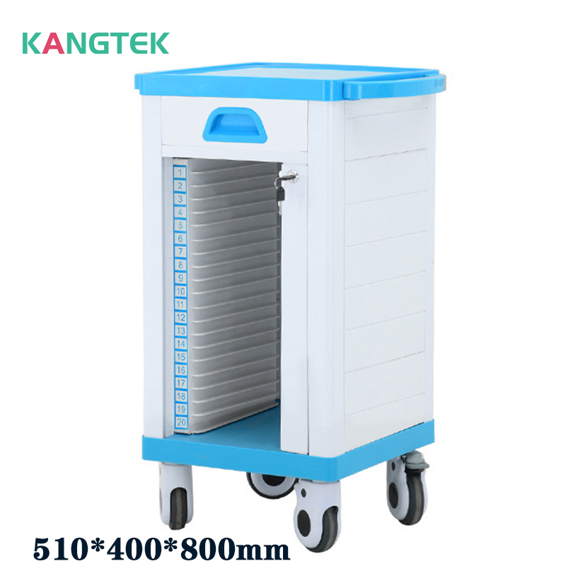 Portable convenient large capacity medical emergency cart