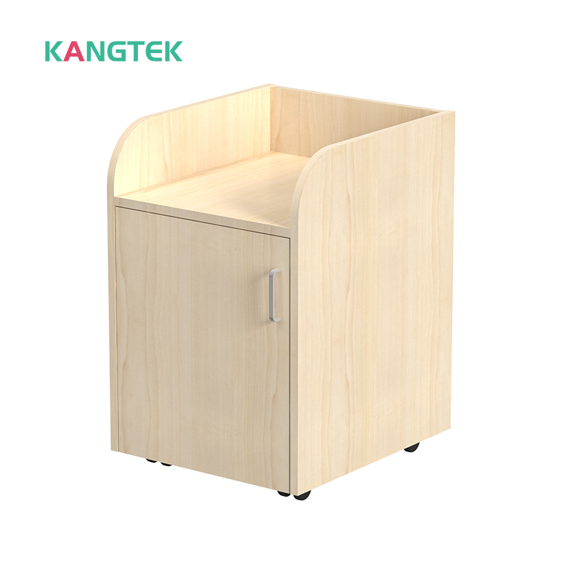 Wholesale retail cheap durable wooden bedside table for hospital