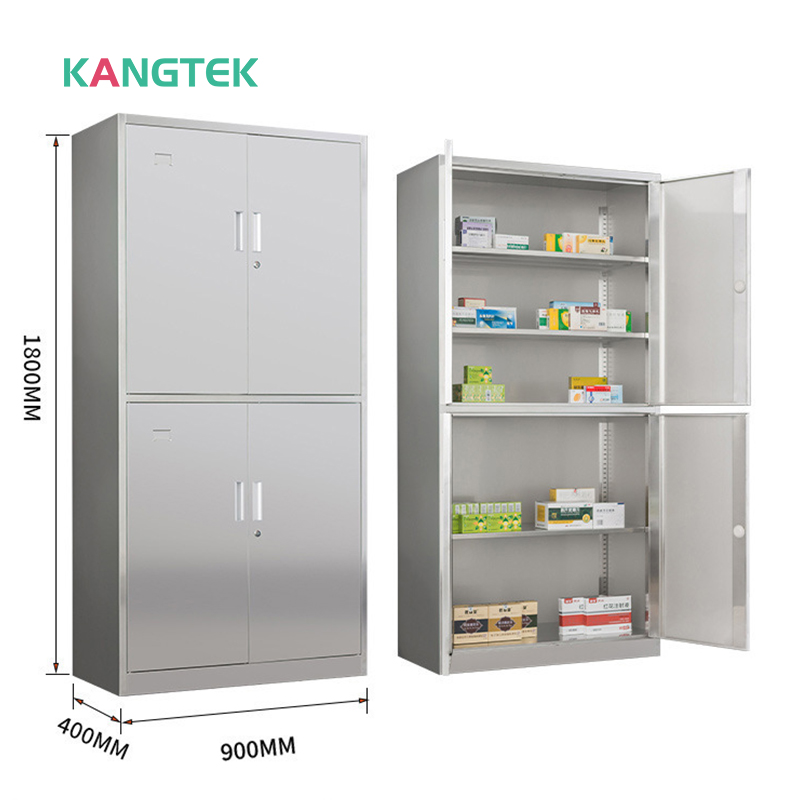 stainless steel file cabinet Metal Medical Filing cabinet