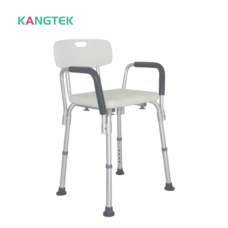 Armrest Shower Chair with Back (KD)