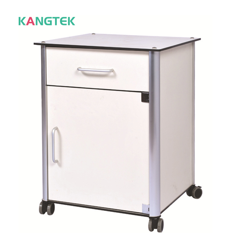 Design kangbeite fiberboard bedside locker used in hospital medical bedside cabinet for patient