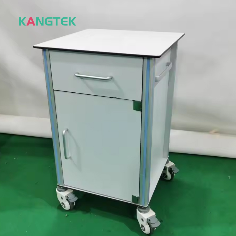 Design kangbeite fiberboard bedside locker used in hospital medical bedside cabinet for patient