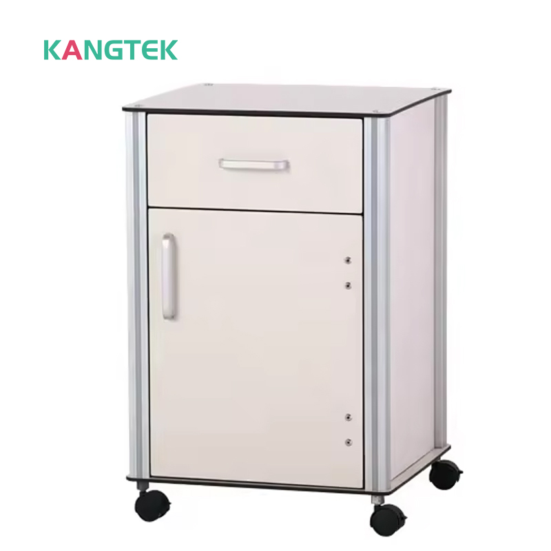 Design kangbeite fiberboard bedside locker used in hospital medical bedside cabinet for patient