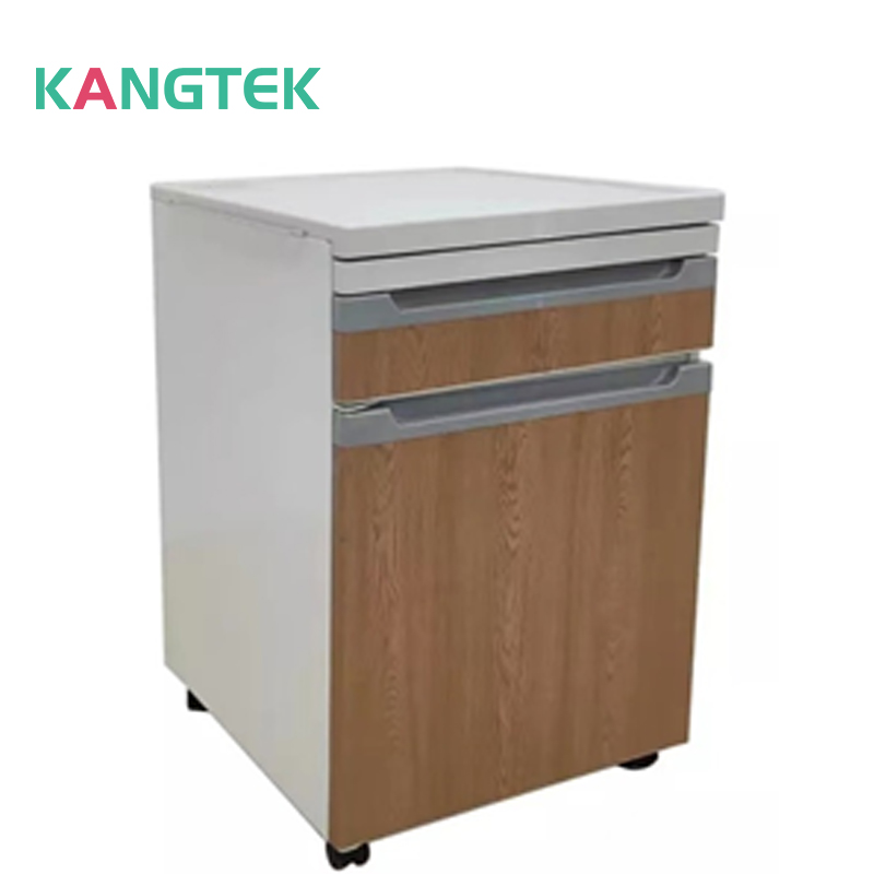 Hospital furniture modern bedside table for medical cabinets with cabinet lockers