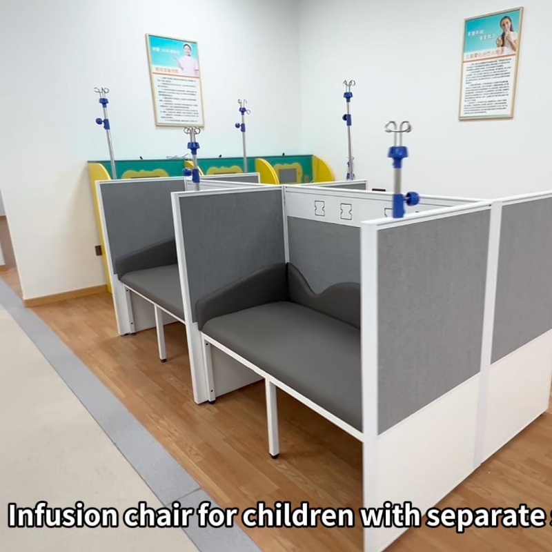 KANGTEK medical furniture infusion chair that allows children to have independent space