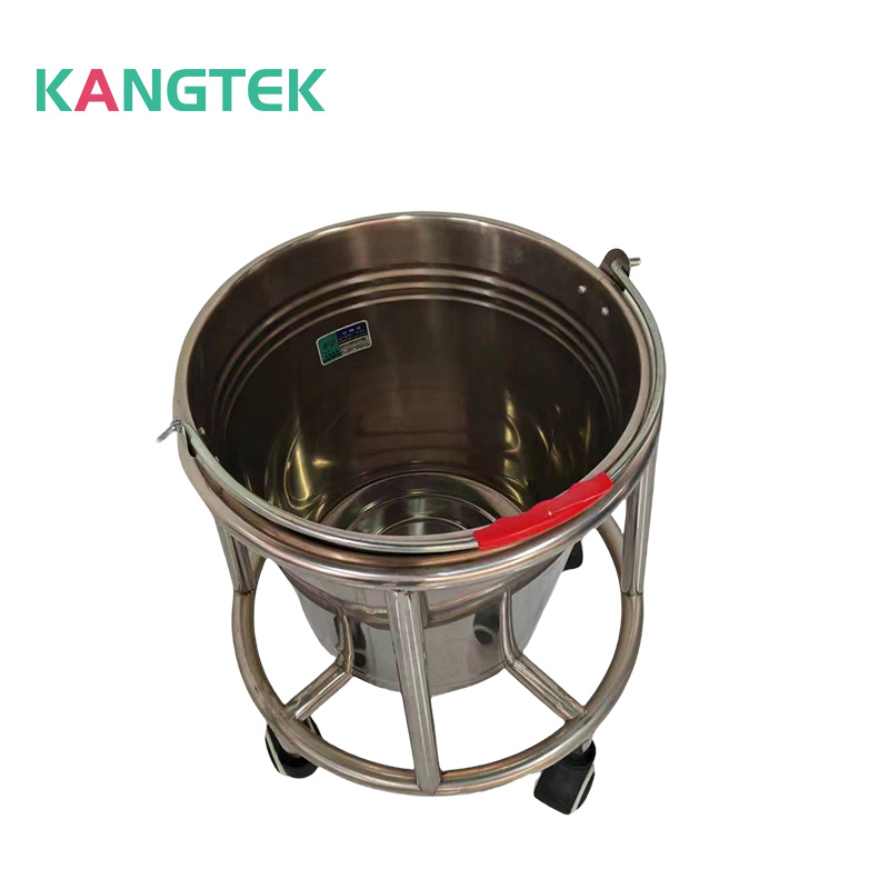 hospital kick bucket trolley