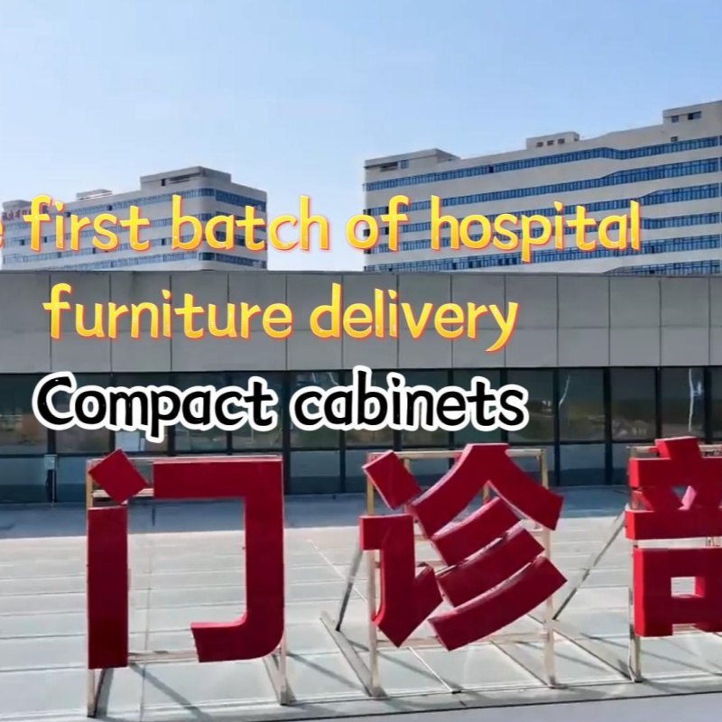 KANGTEK Medical furniture the first batch of hospital furniture delivery compact cabinets