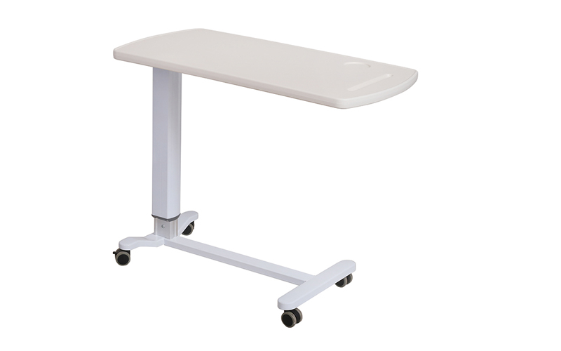 hospital side table on wheels